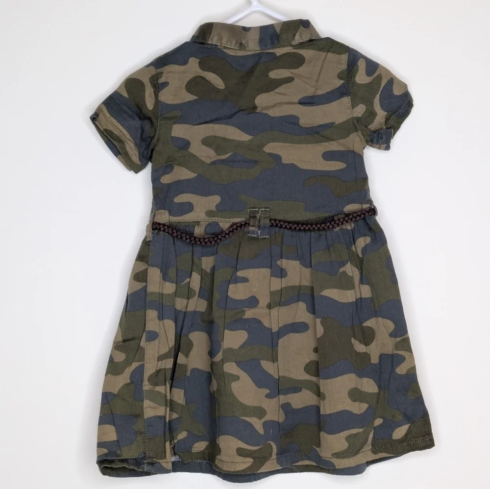 Carter's Camouflage Camo Army Military Dress Dress 18m